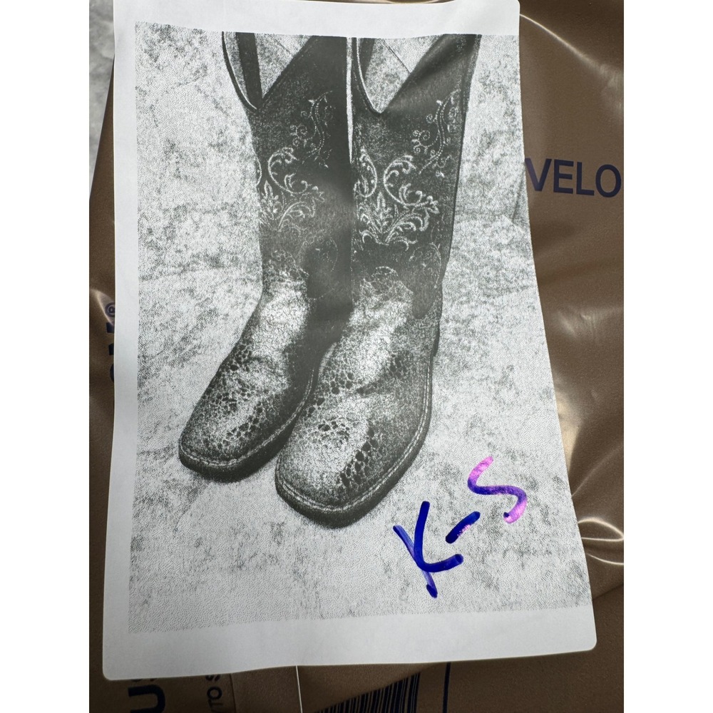 Old West Boho Metallic Pink Floral Snakeskin Western Boot 6.5/5 youth
Festival - Picture 10 of 10